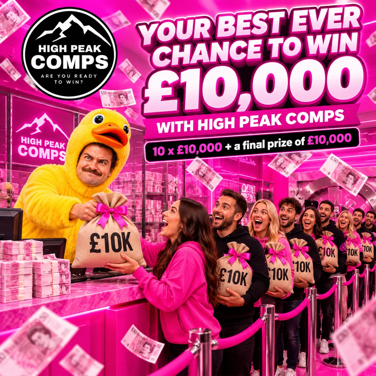 BEST EVER CHANCE AT £10,000 CASH!