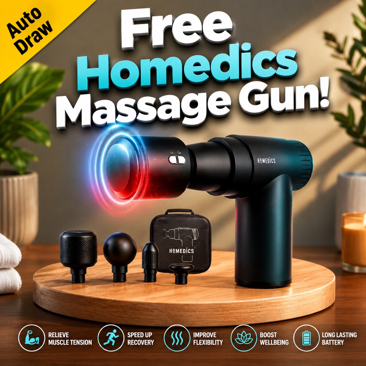 Free Homedics Massage Gun - Auto Draw #2