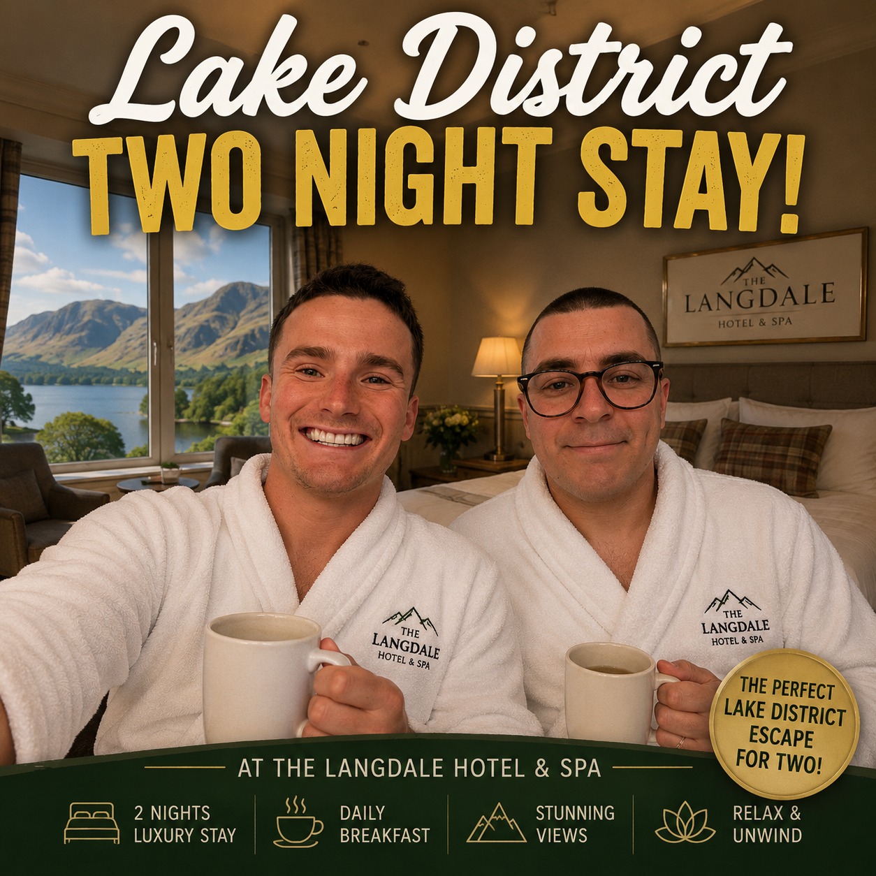 Lake District Stay for 2 Nights!