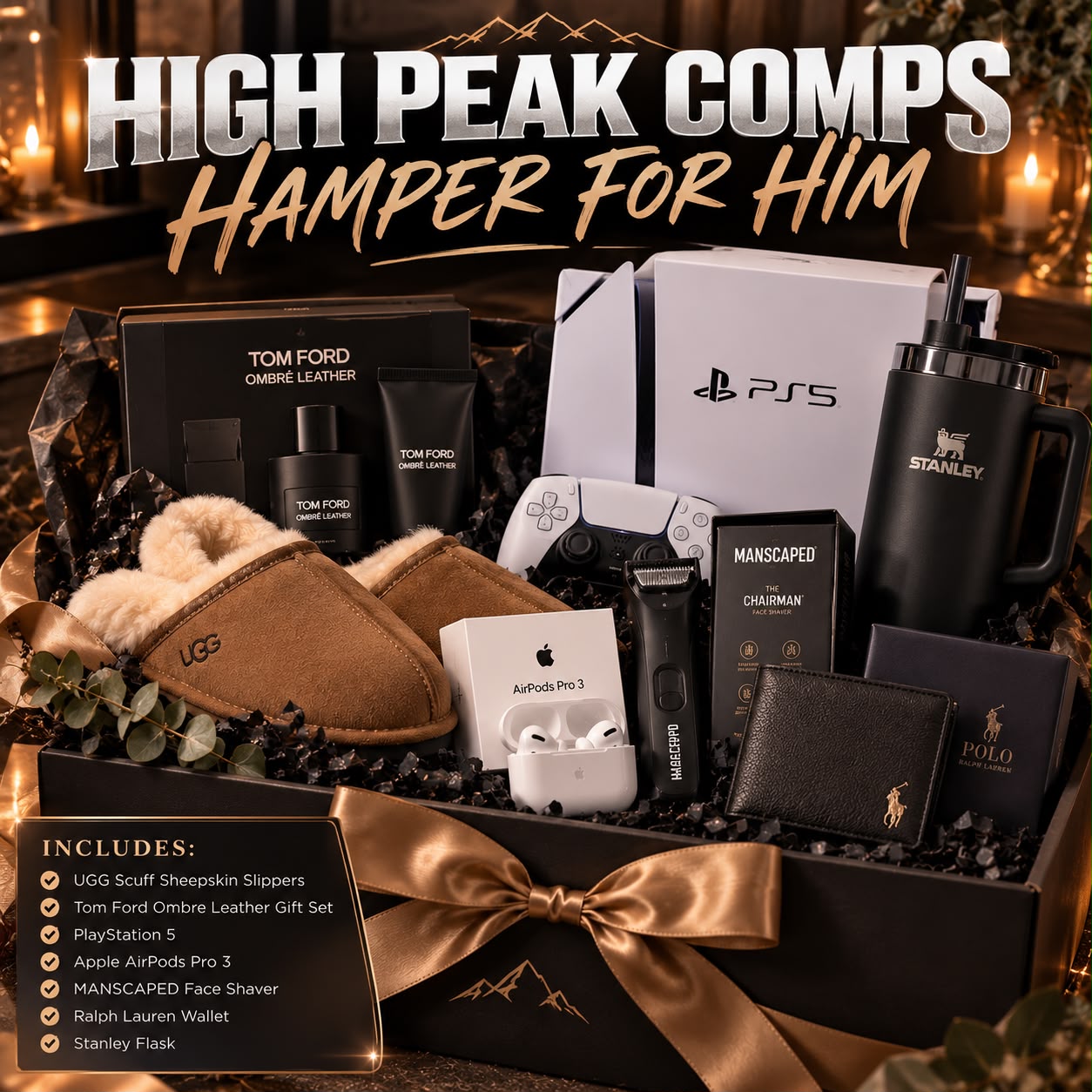 THE ULTIMATE BUNDLE FOR HIM OR £1,000!