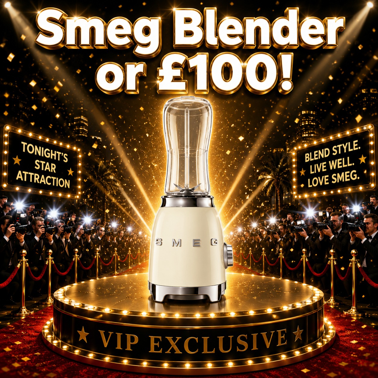Smeg Blender or £100!