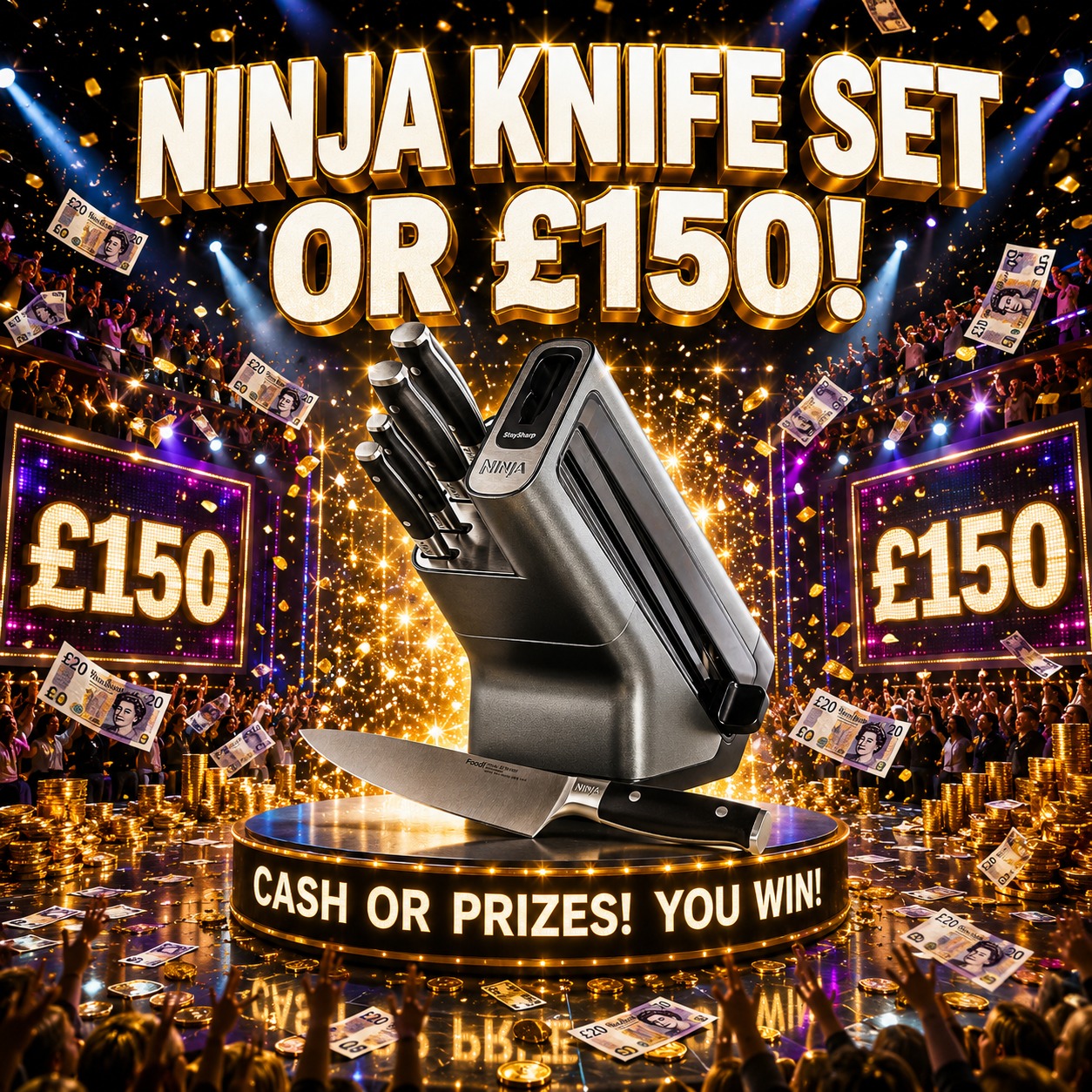 Ninja Knife Set or £150! #51