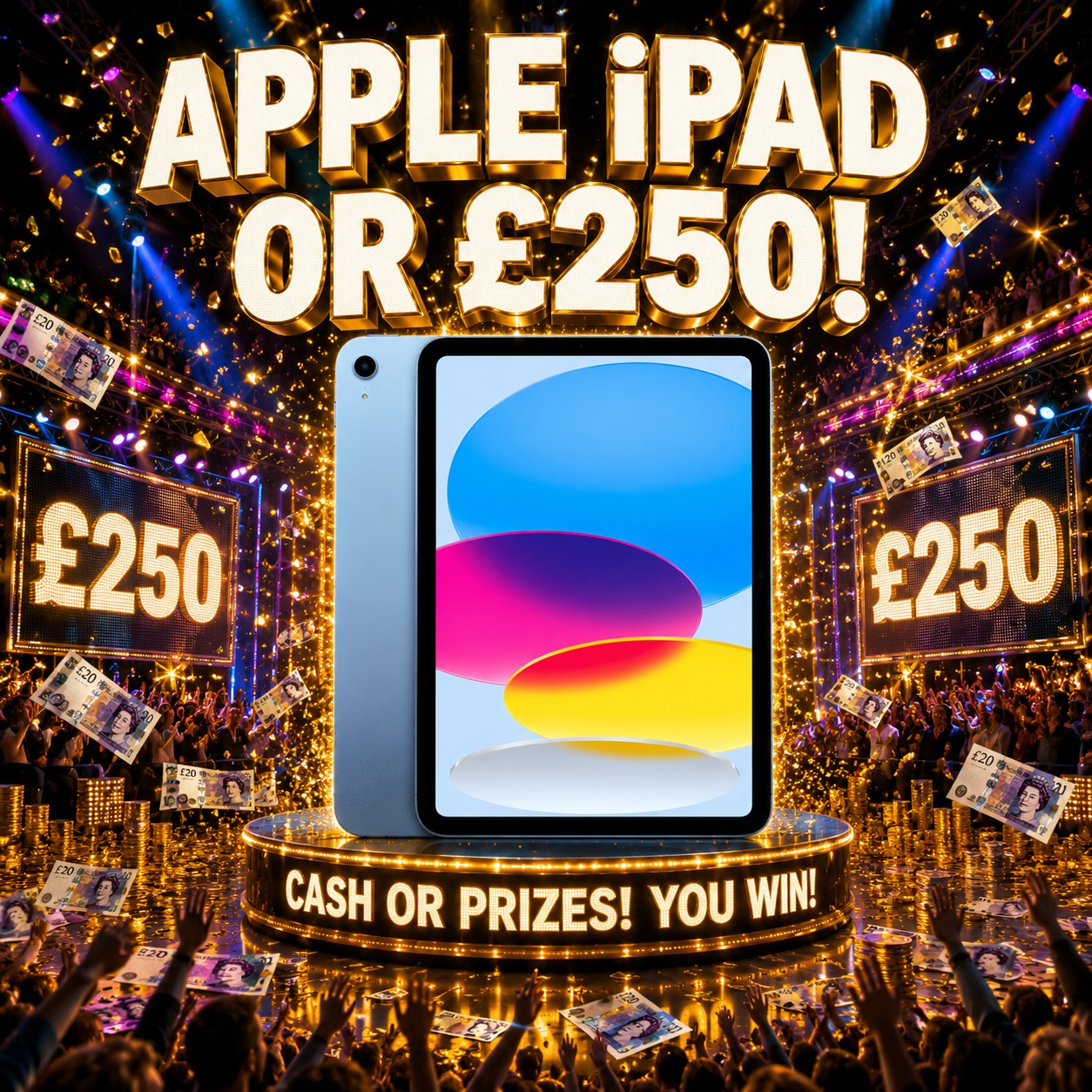 Apple iPad or £250! #15