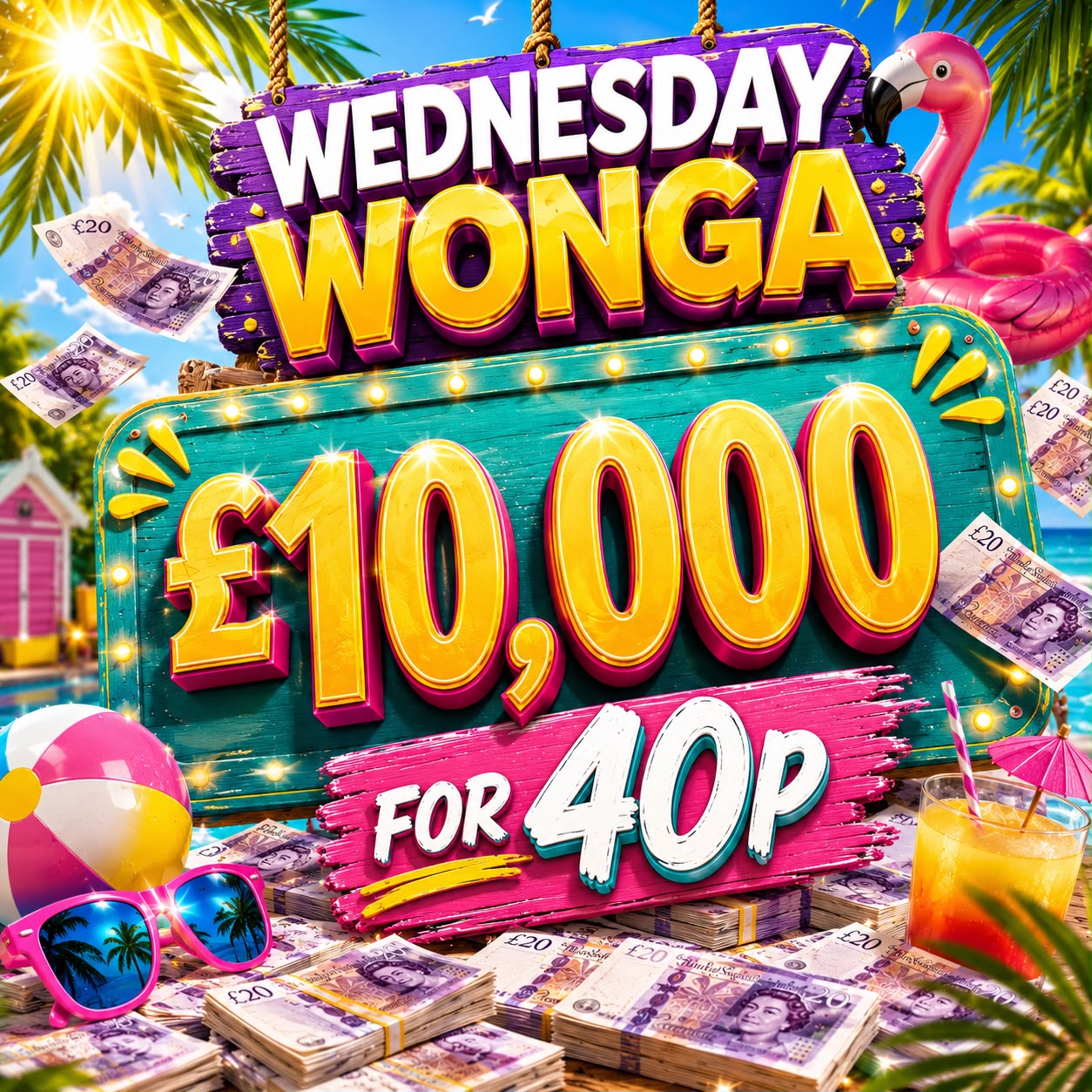 £10,000 FOR 40p!