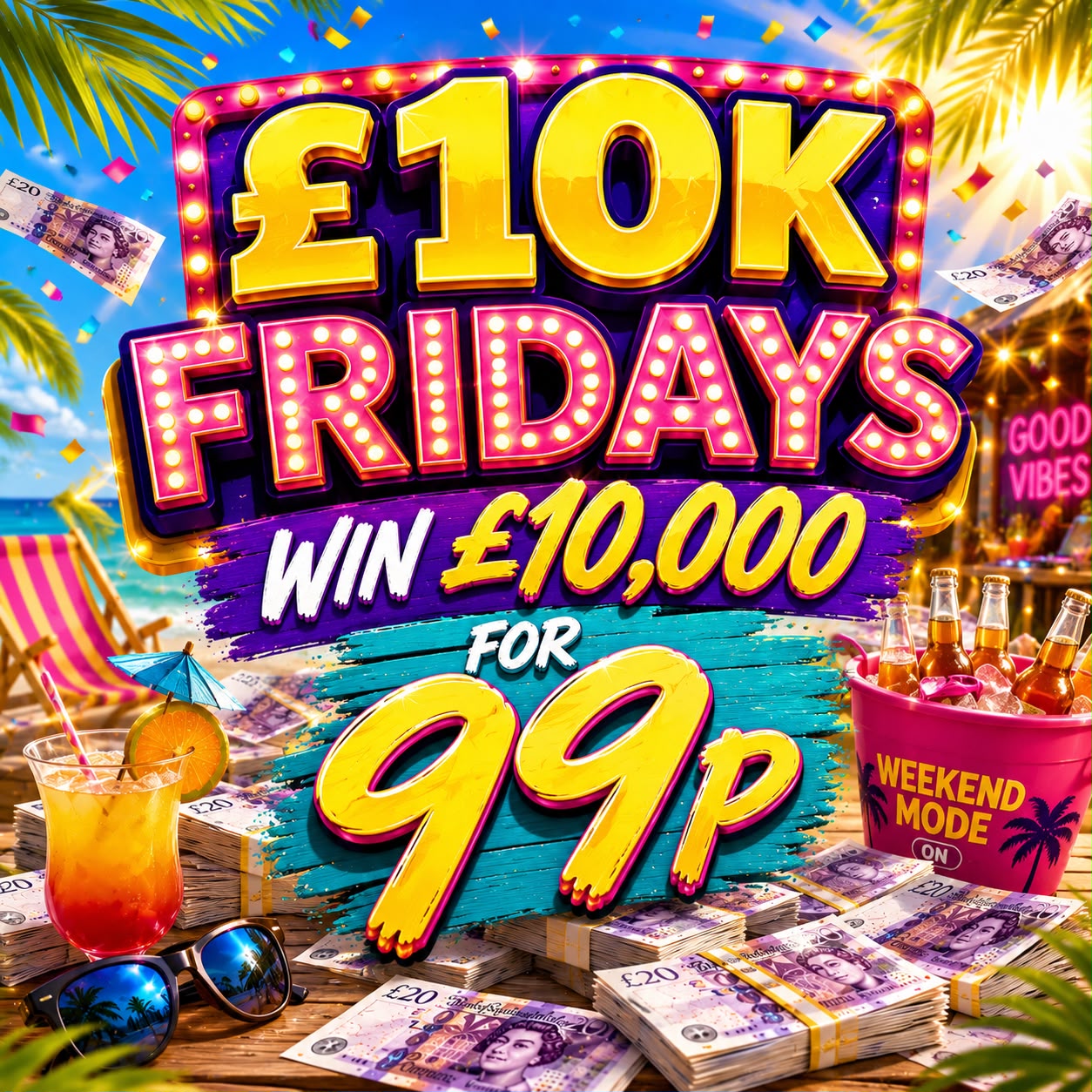 £10,000 for Just 99p!