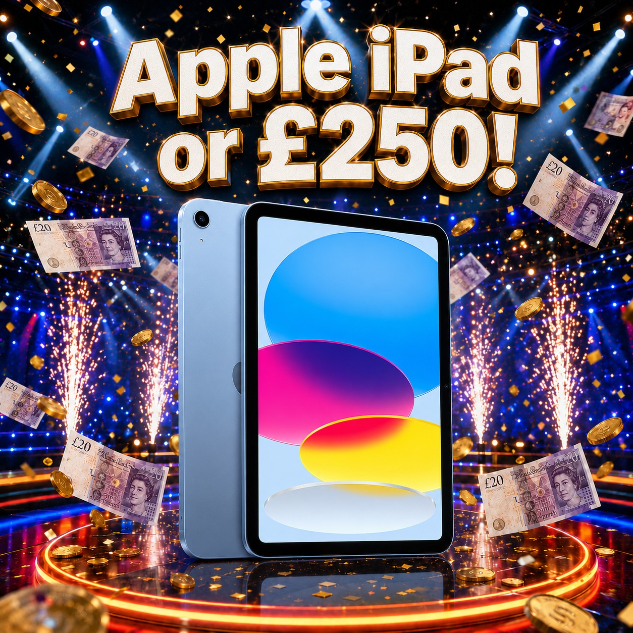 Apple iPad or £250! #16