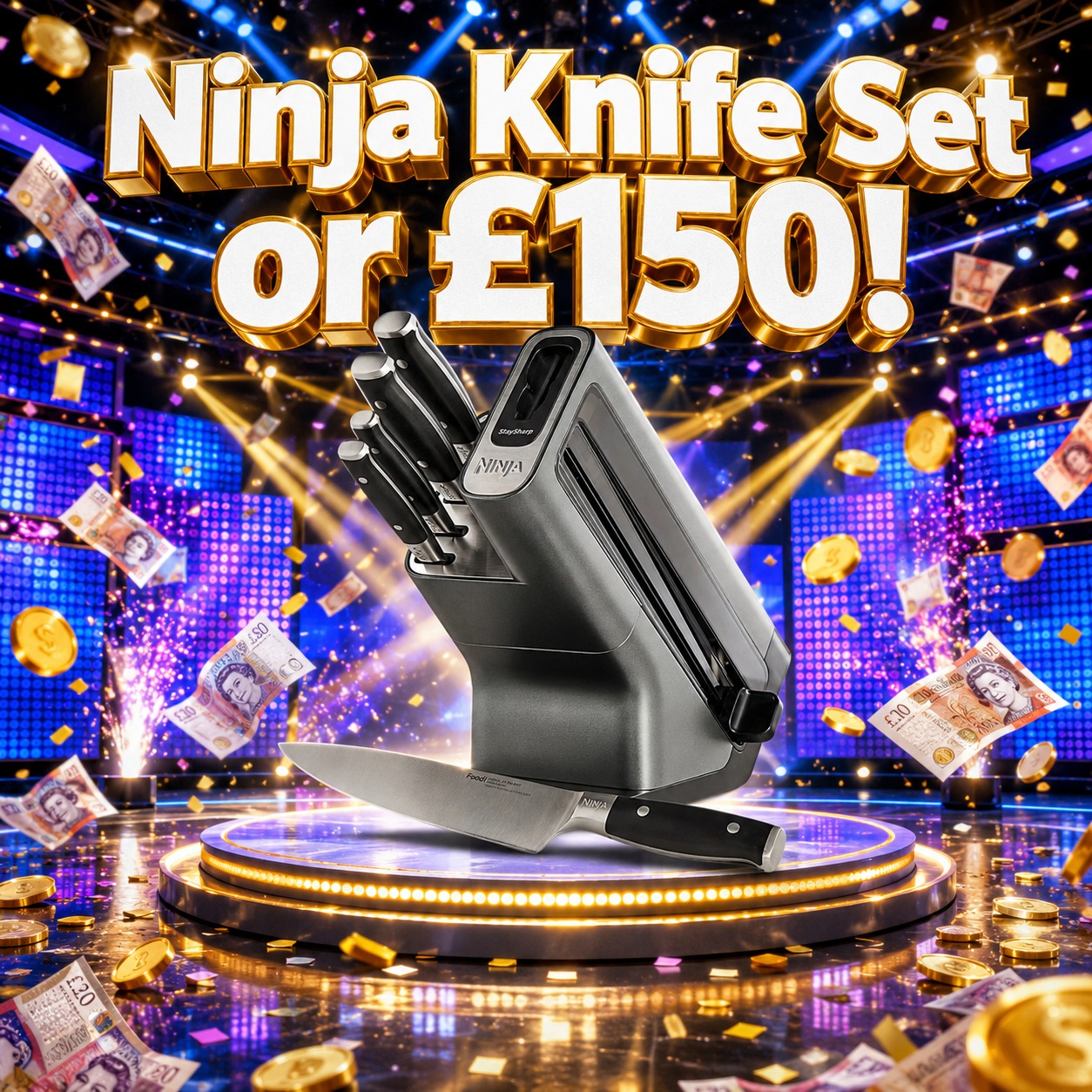 Ninja Knife Set or £150! #44