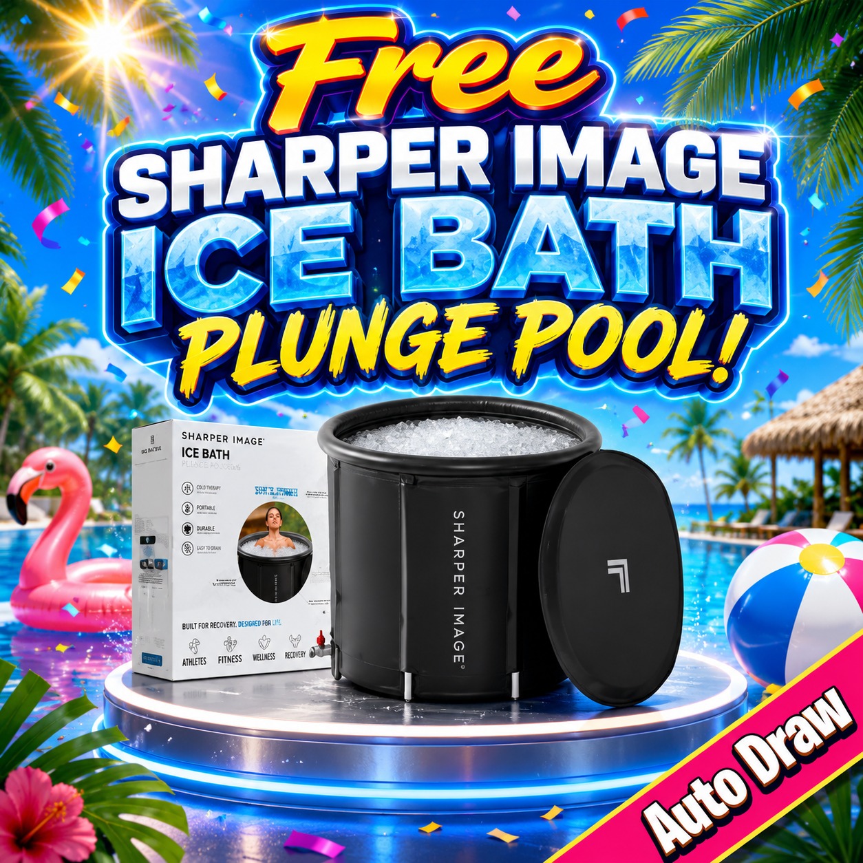 Free Sharper Image Ice Bath! - Auto Draw