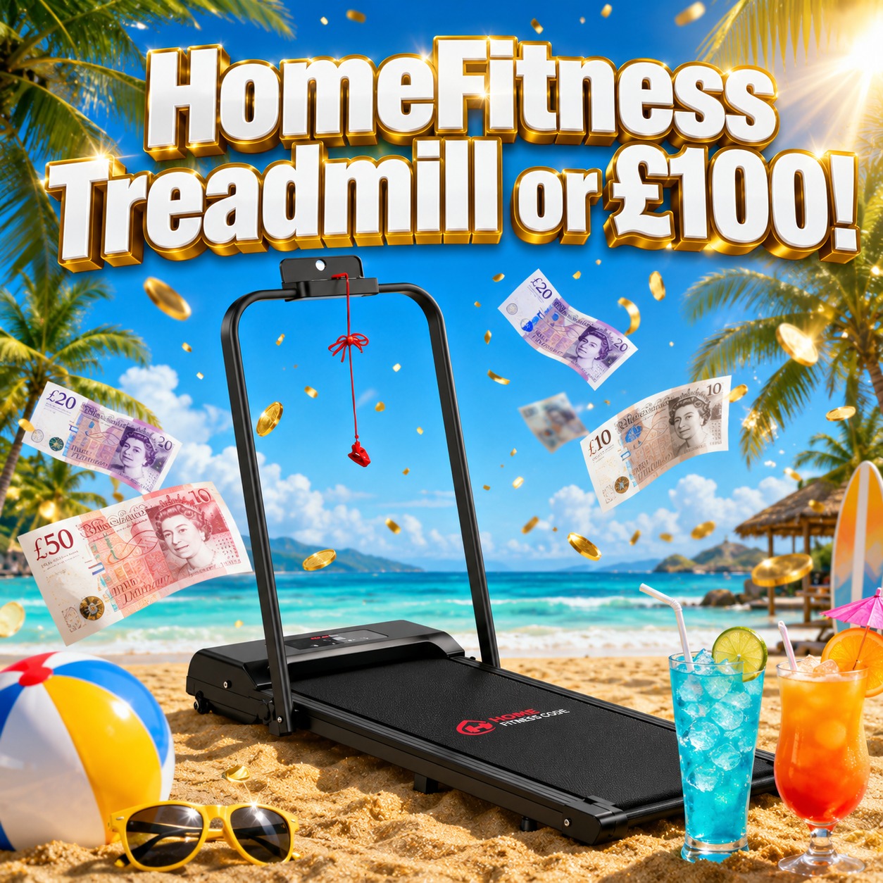 HomeFitness Treadmill or £100! #4