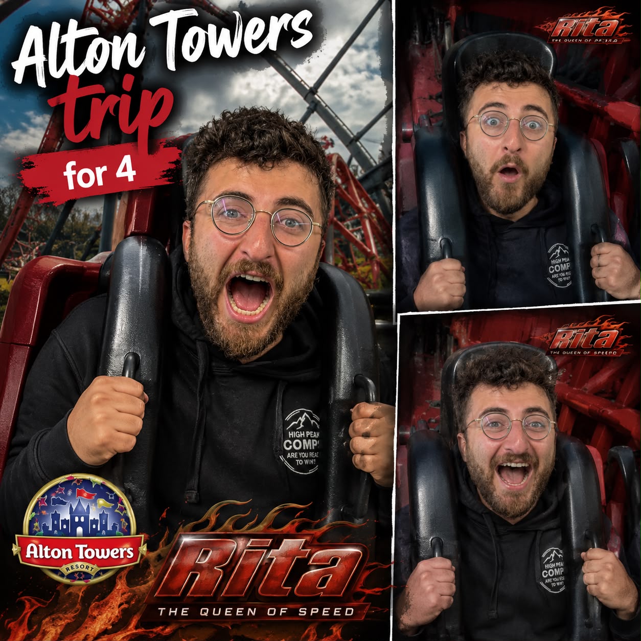 Alton Towers Trip for 4!