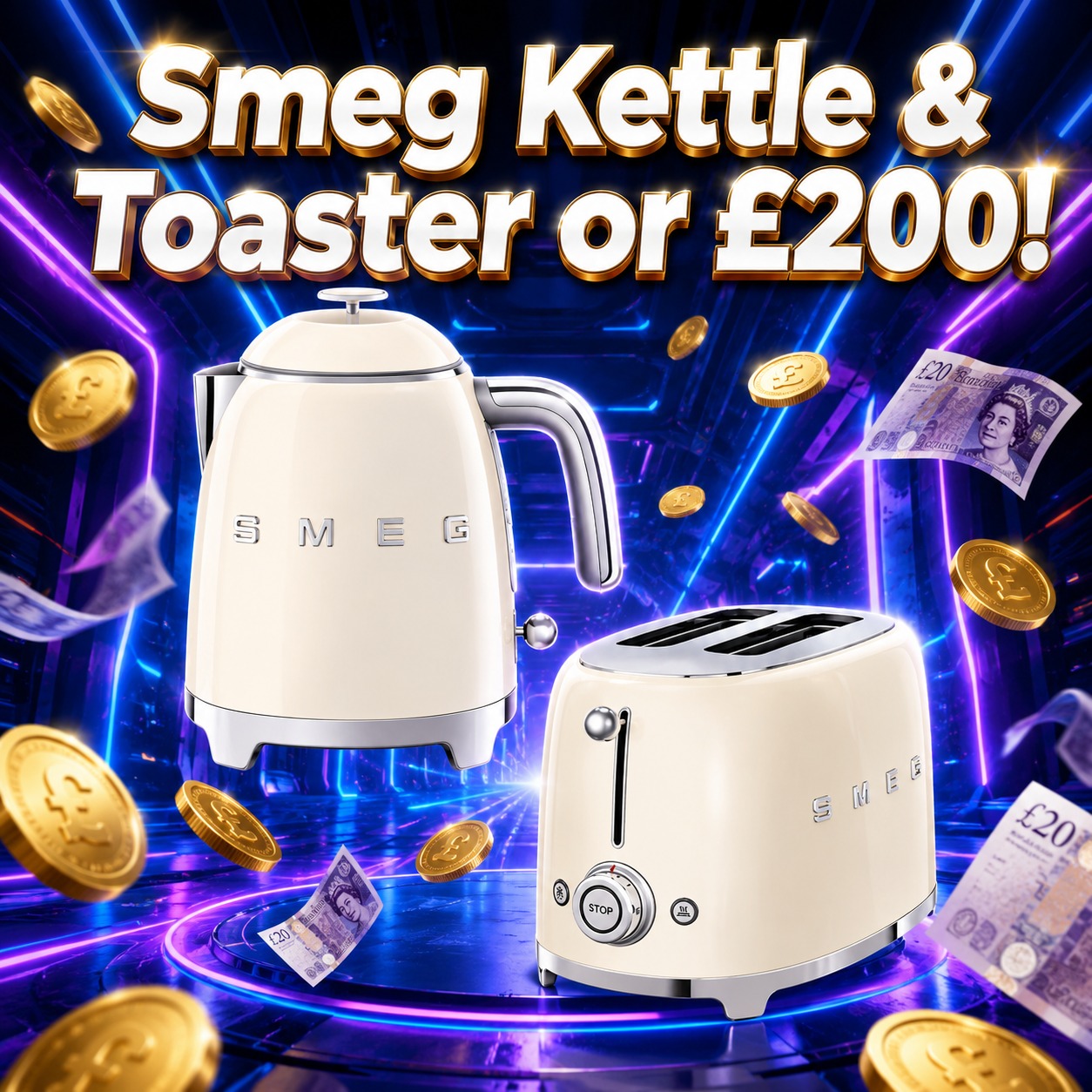 Smeg Kettle & Toaster or £200! #21