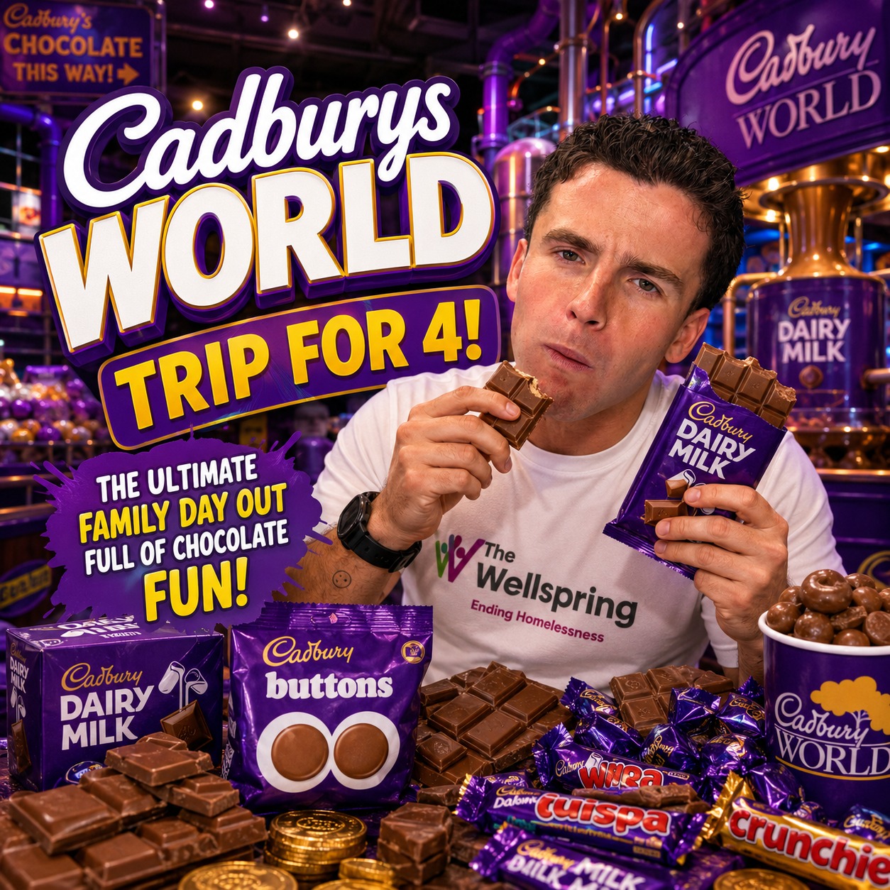 Cadburys World for 4!