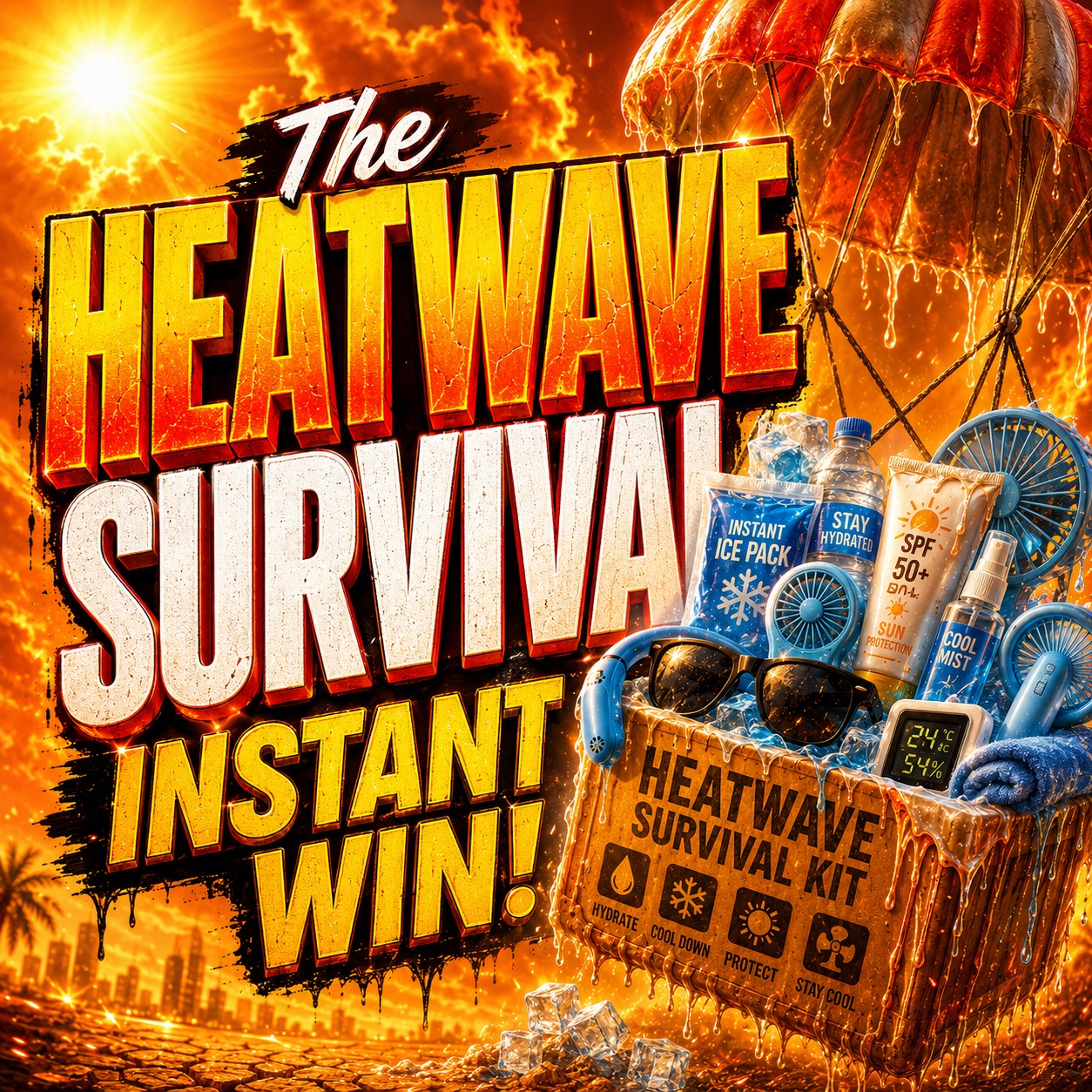 THE HEATWAVE SURVIVAL INSTANT WIN!