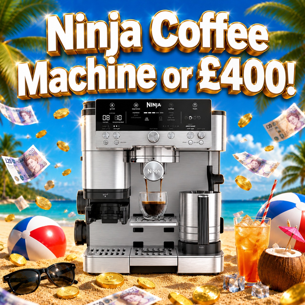 Ninja Coffee Machine or £400! #22