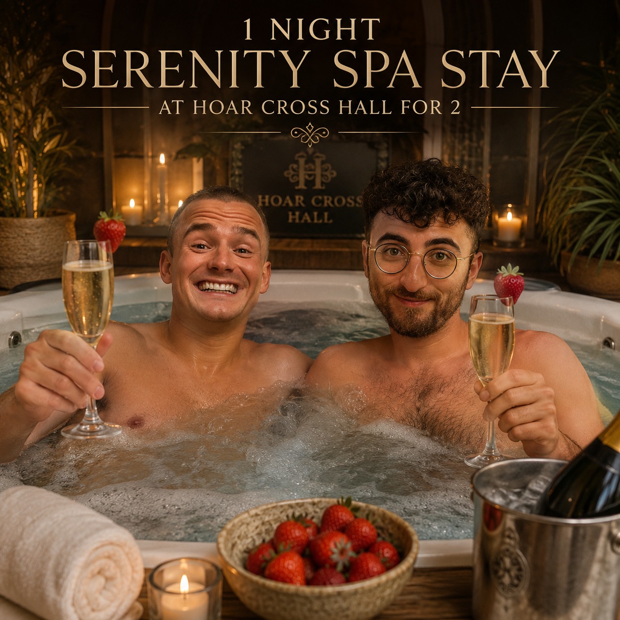 Hoarcross Hall Serenity Spa Stay for 2!
