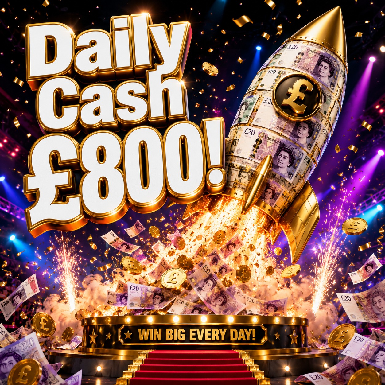 Daily Cash - £800! #185