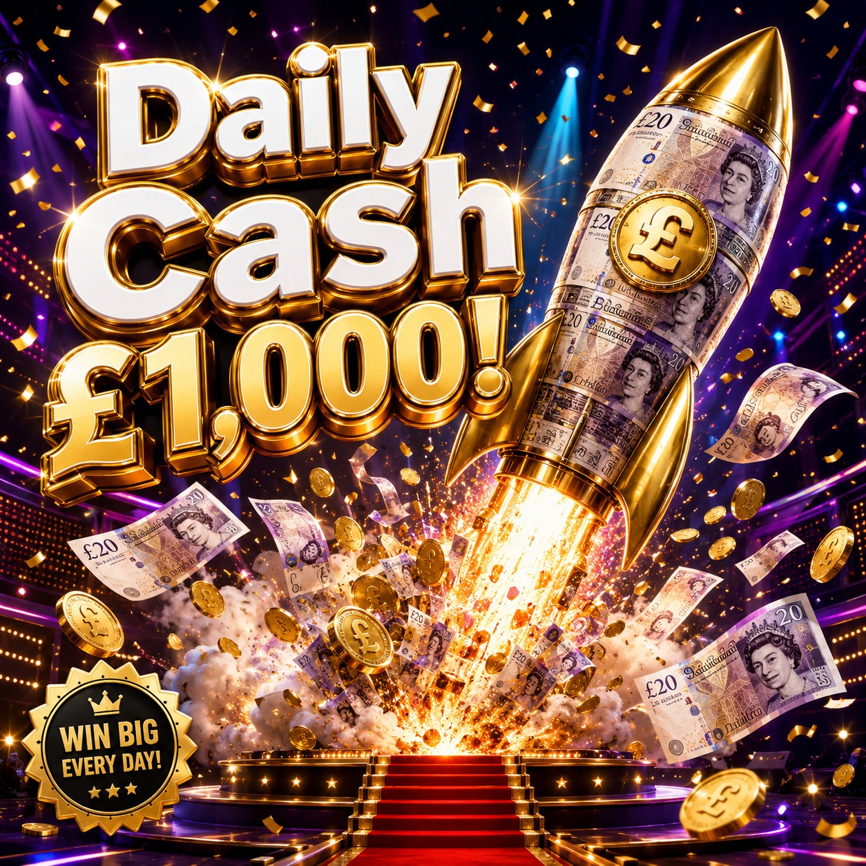 Daily Cash - £1,000! #185