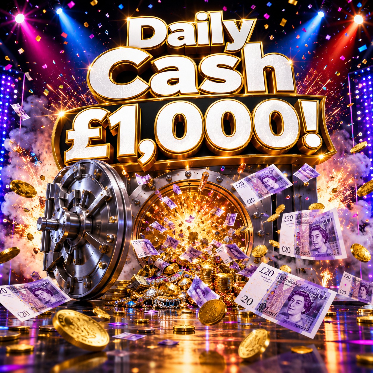 Daily Cash - £1,000 #186