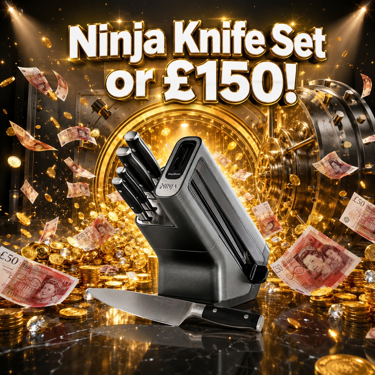 Ninja Knife Set or £150! #54