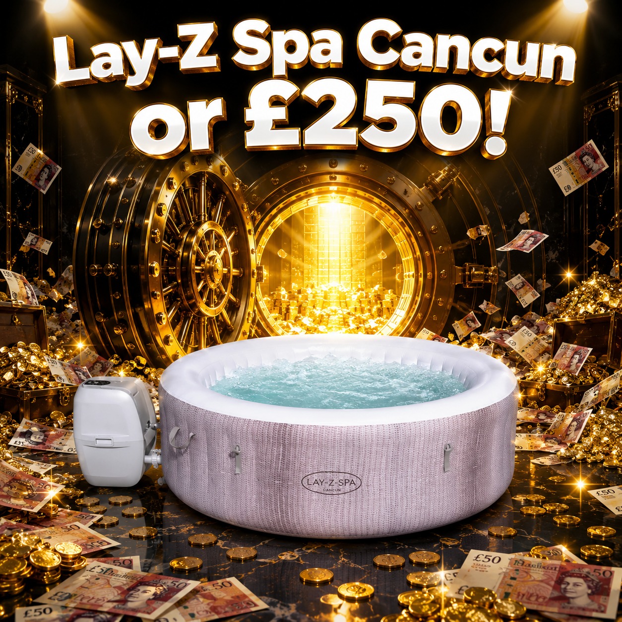 Lay-Z Spa Cancun or £250! #5