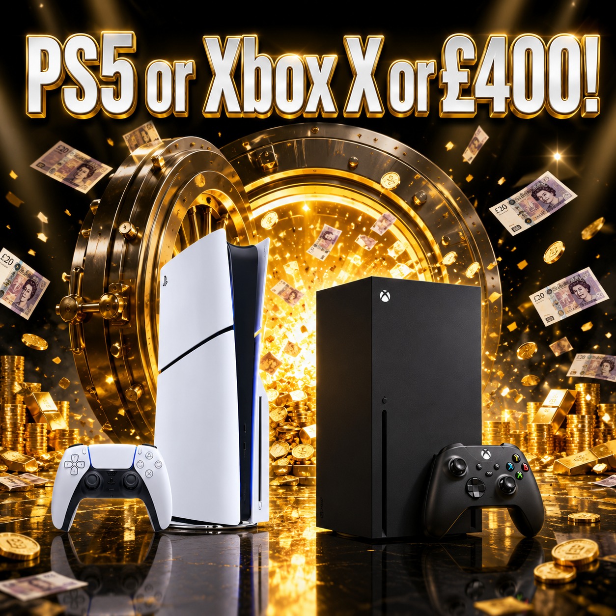 PS5 or Xbox X or £400! #9