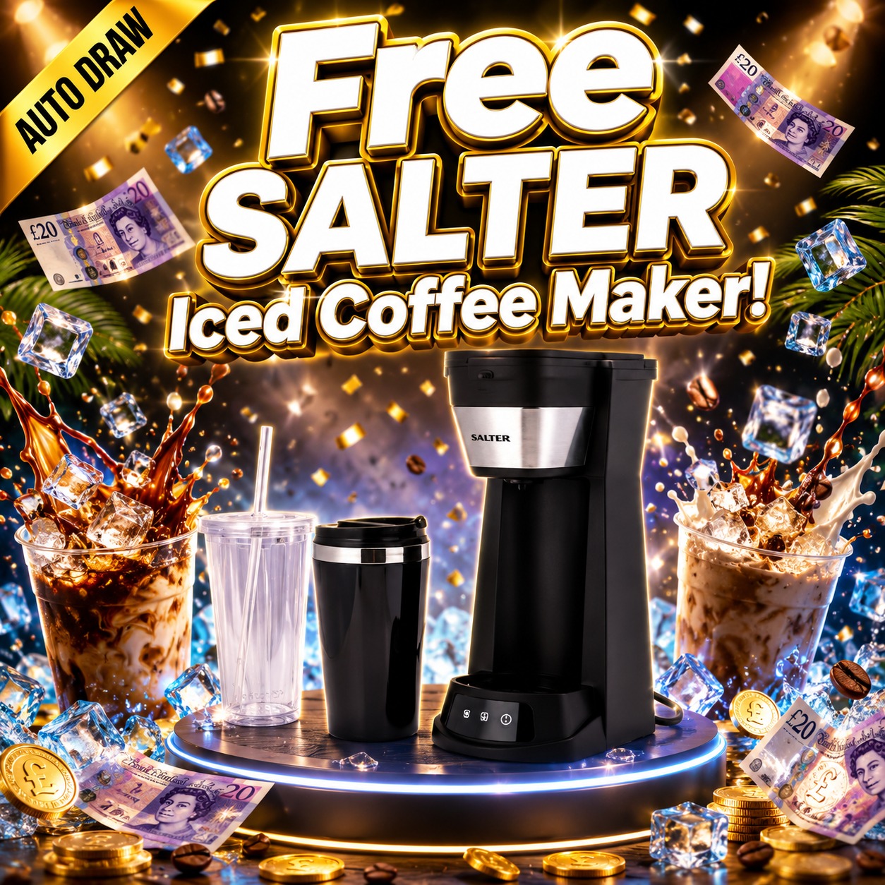 Free Salter Iced Coffee Maker! - Auto Draw