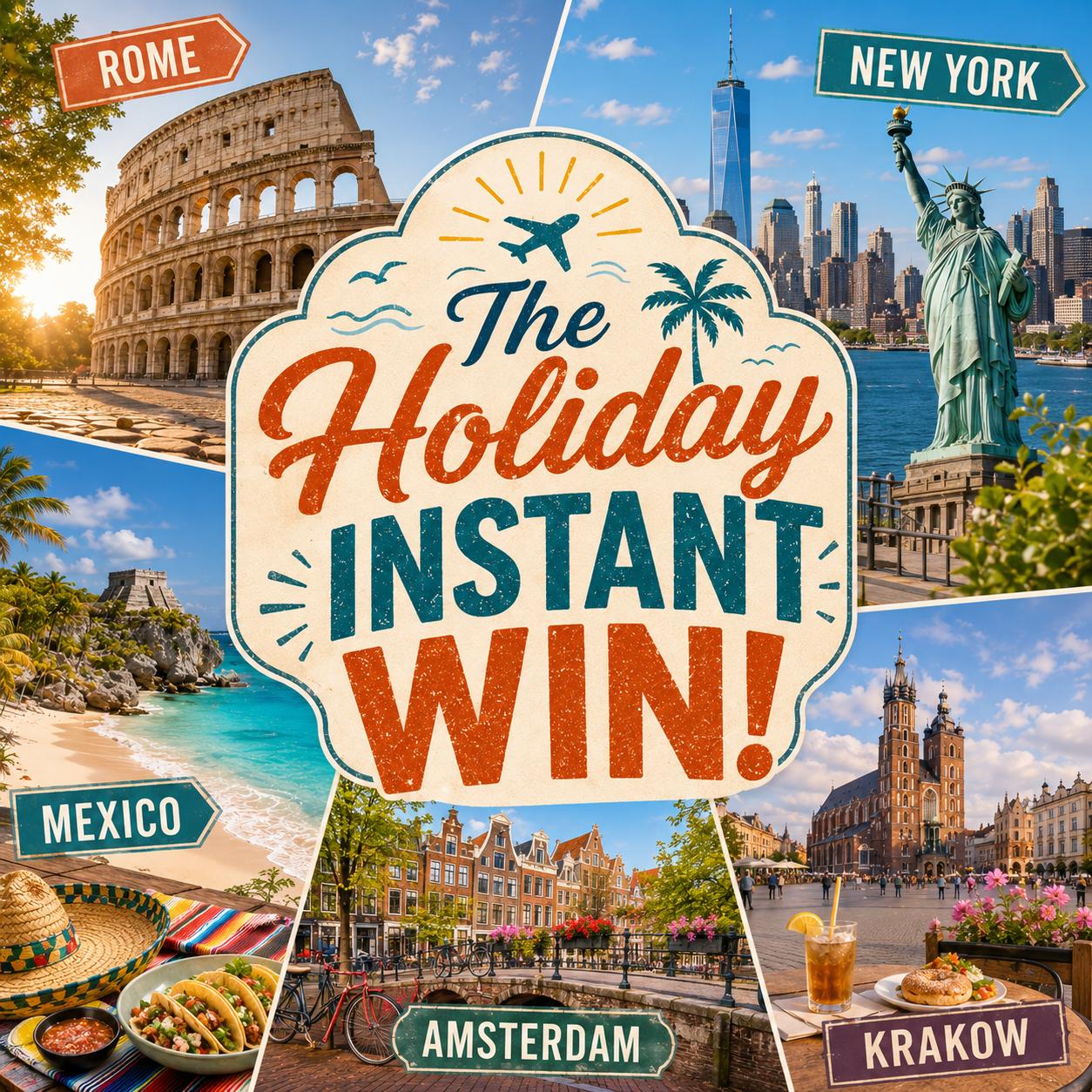 THE BIG HOLIDAY INSTANT WIN!