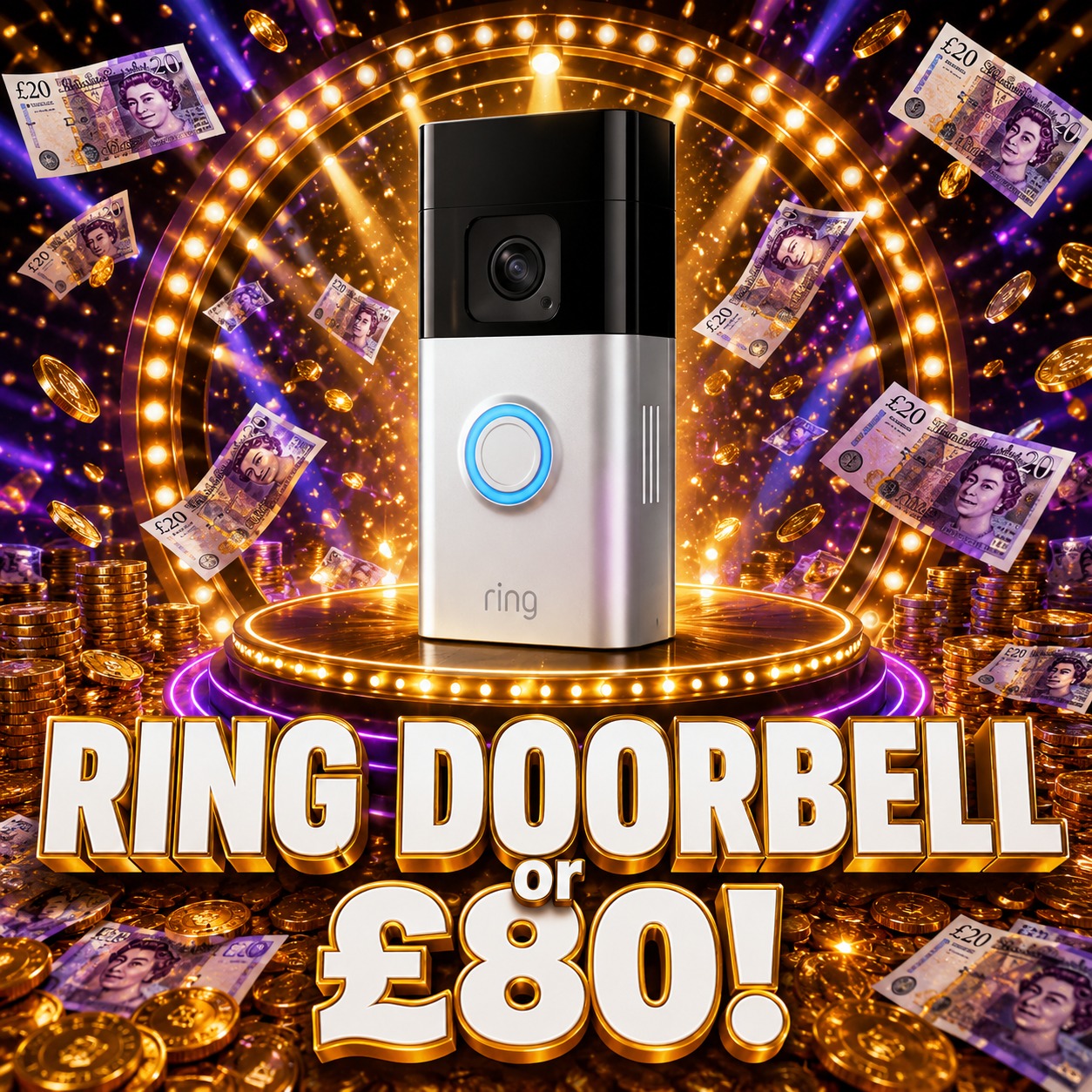 Ring Doorbell or £80! #25
