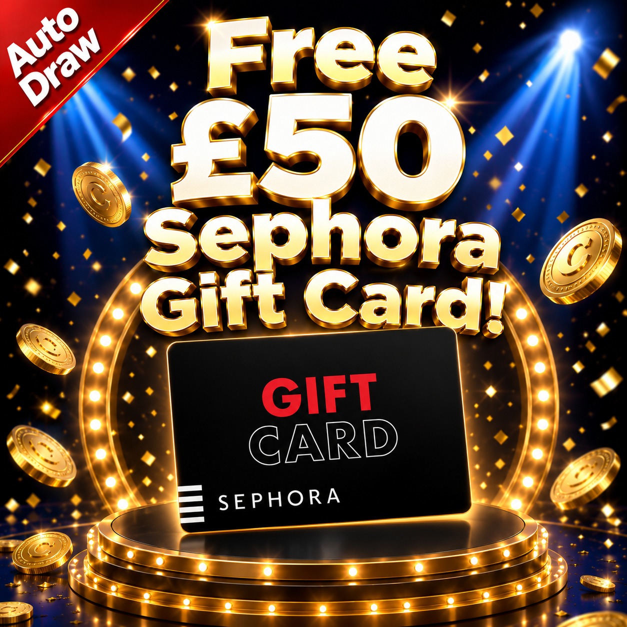 Free £50 Sephora Gift Card! - Auto Draw