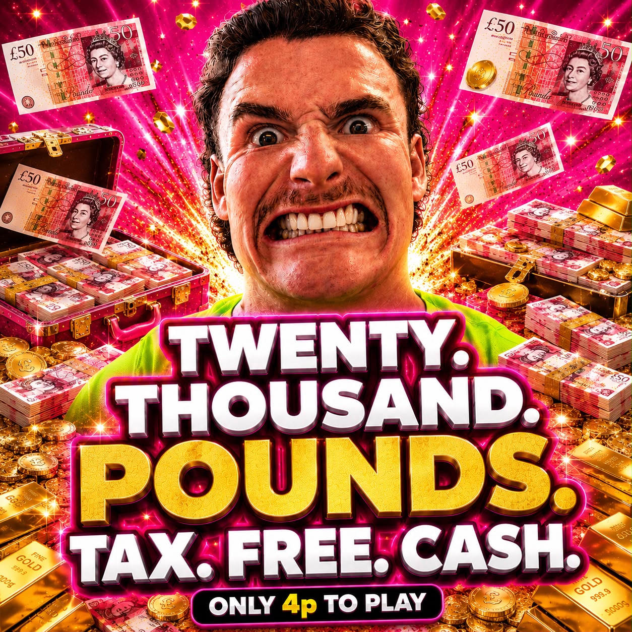 WEDNESDAY WONGA £20,000 FOR 4p!