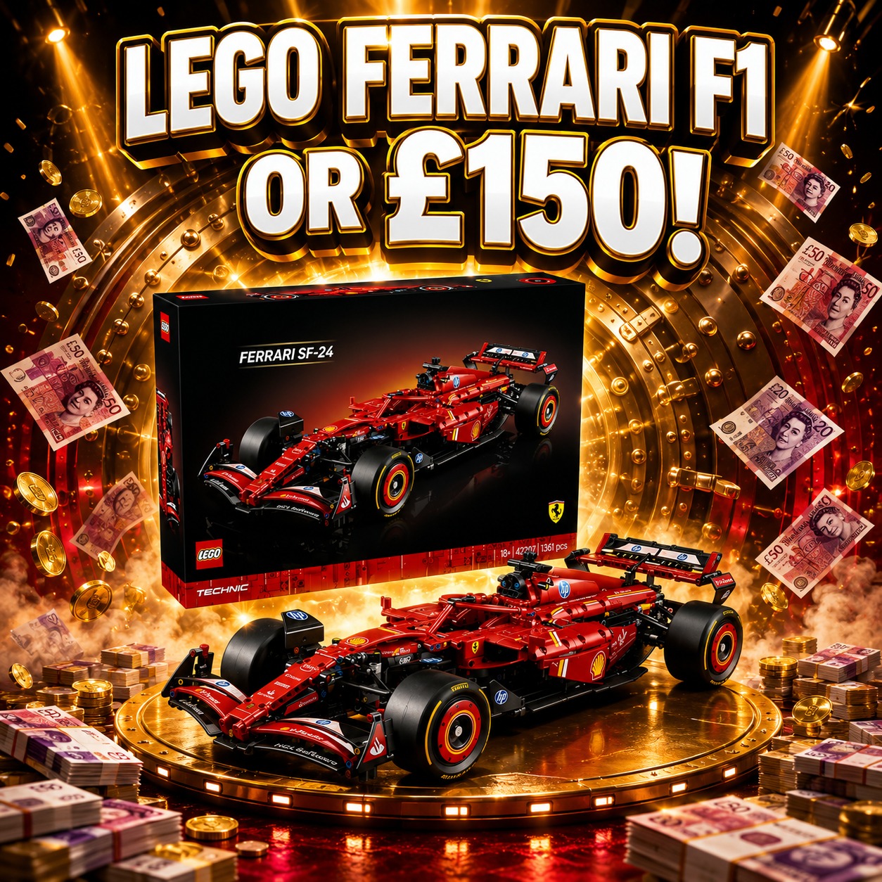 Lego Ferrari F1 or £150!