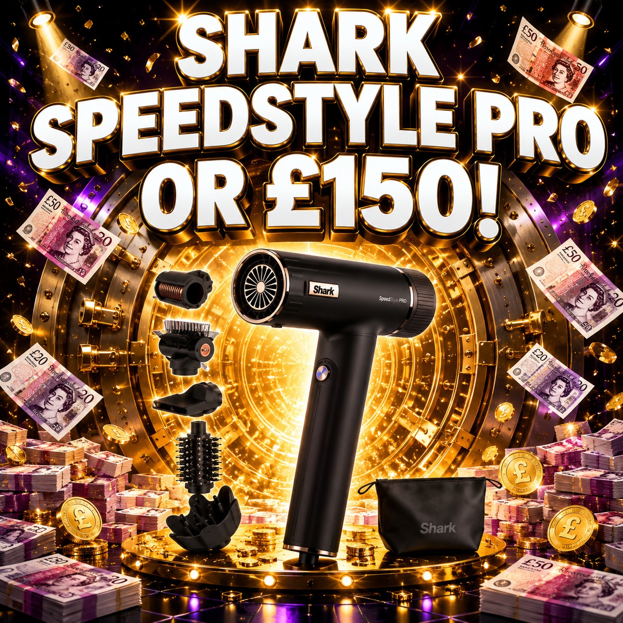 Shark SpeedStyle Pro or £150!