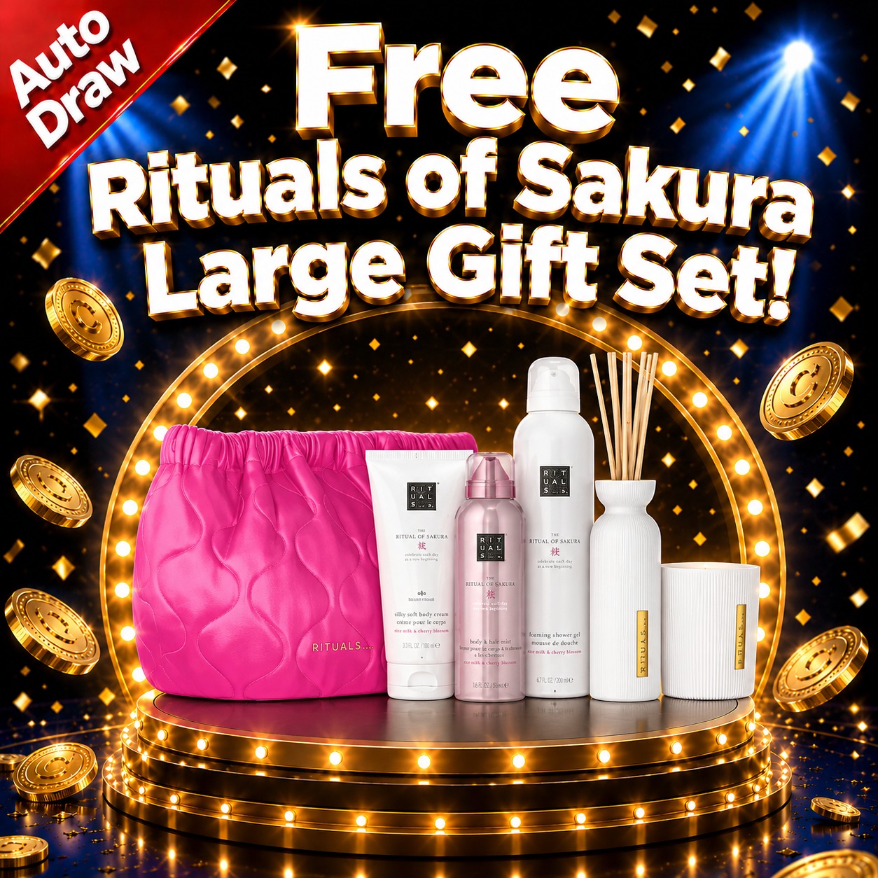 Free Rituals of Sakura Gift Set! - Auto Draw