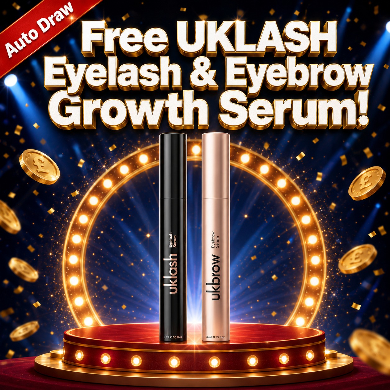 Free UKLASH Eyelash and Eyebrow Growth Serum! - Auto Draw