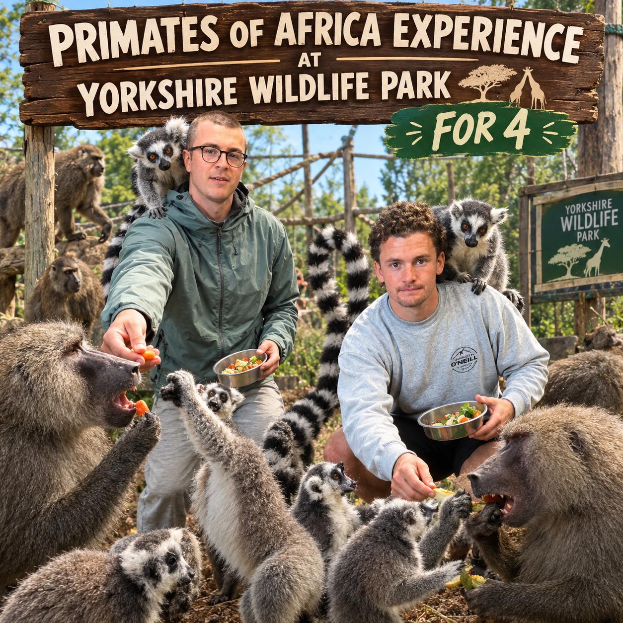 Primates of Africa Experience at Yorkshire Wildlife Park!