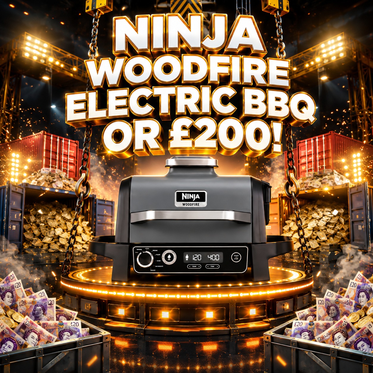 Ninja Woodfire Electric BBQ or £200! #2