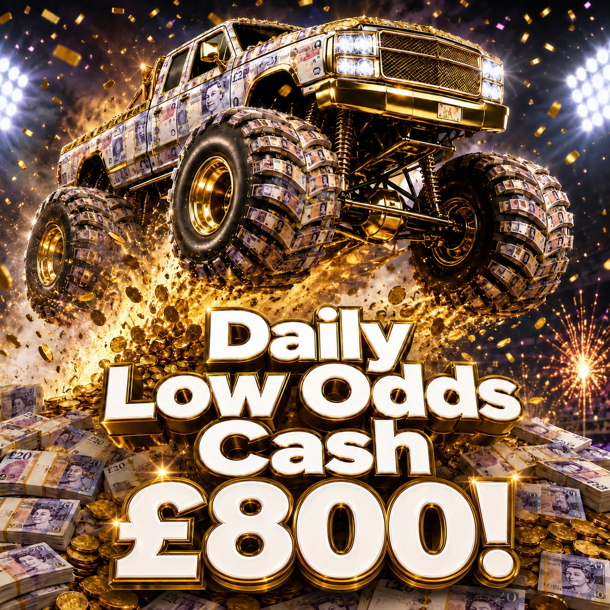 Daily Low Odds Cash - £800! #74