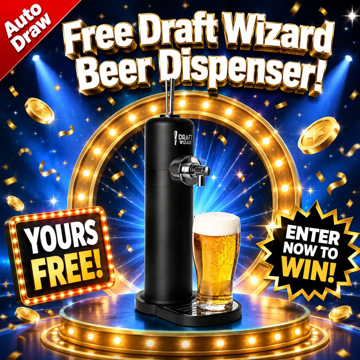 Free Draft Wizard Beer Dispenser! - Auto Draw