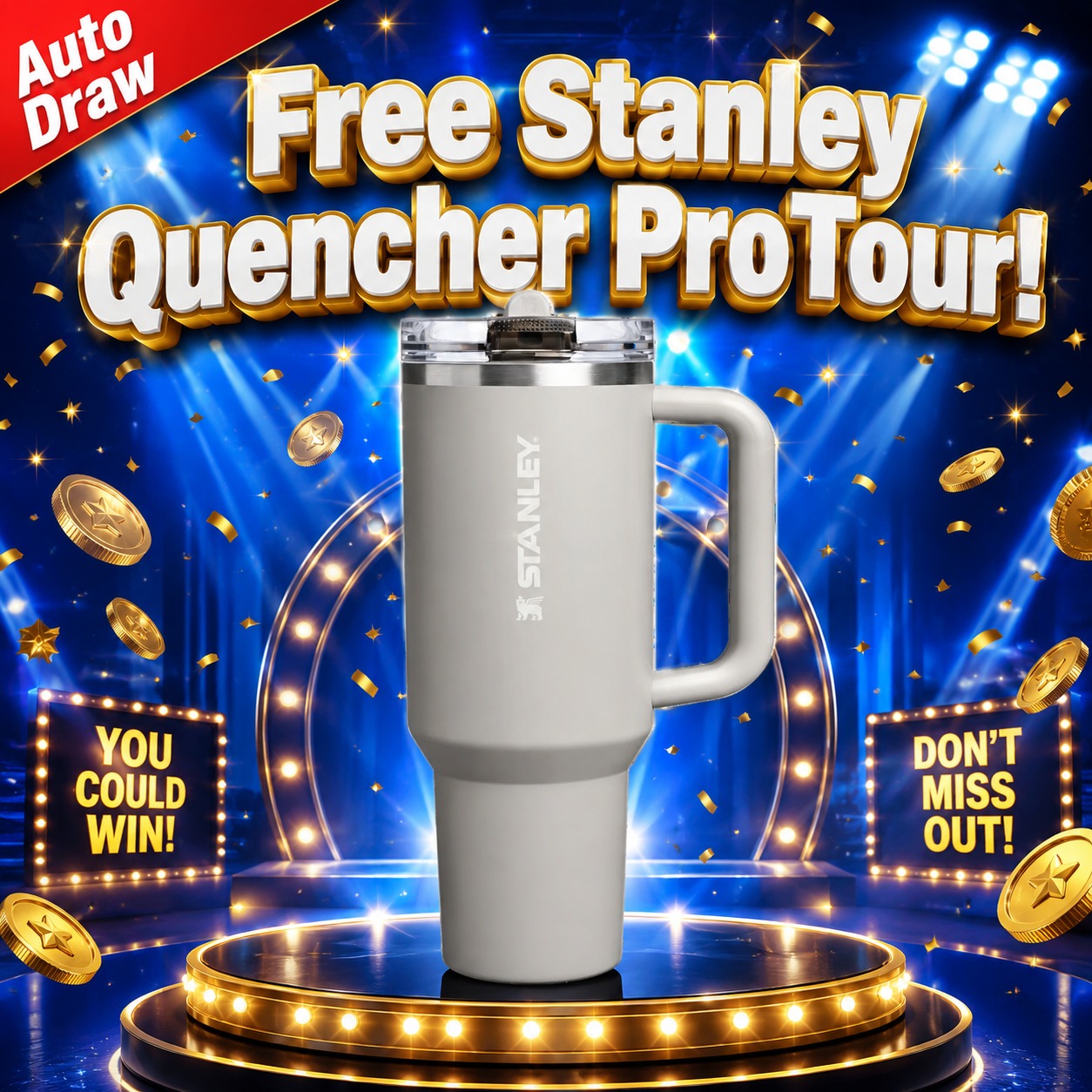 Free Stanley Quencher ProTour! - Auto Draw