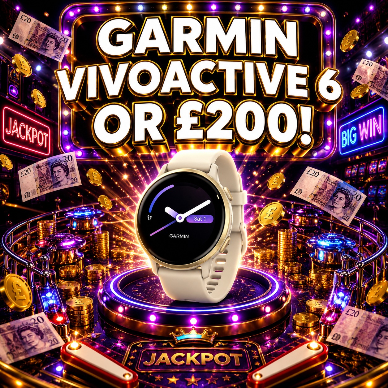 Garmin Vivoactive 6 or £200!