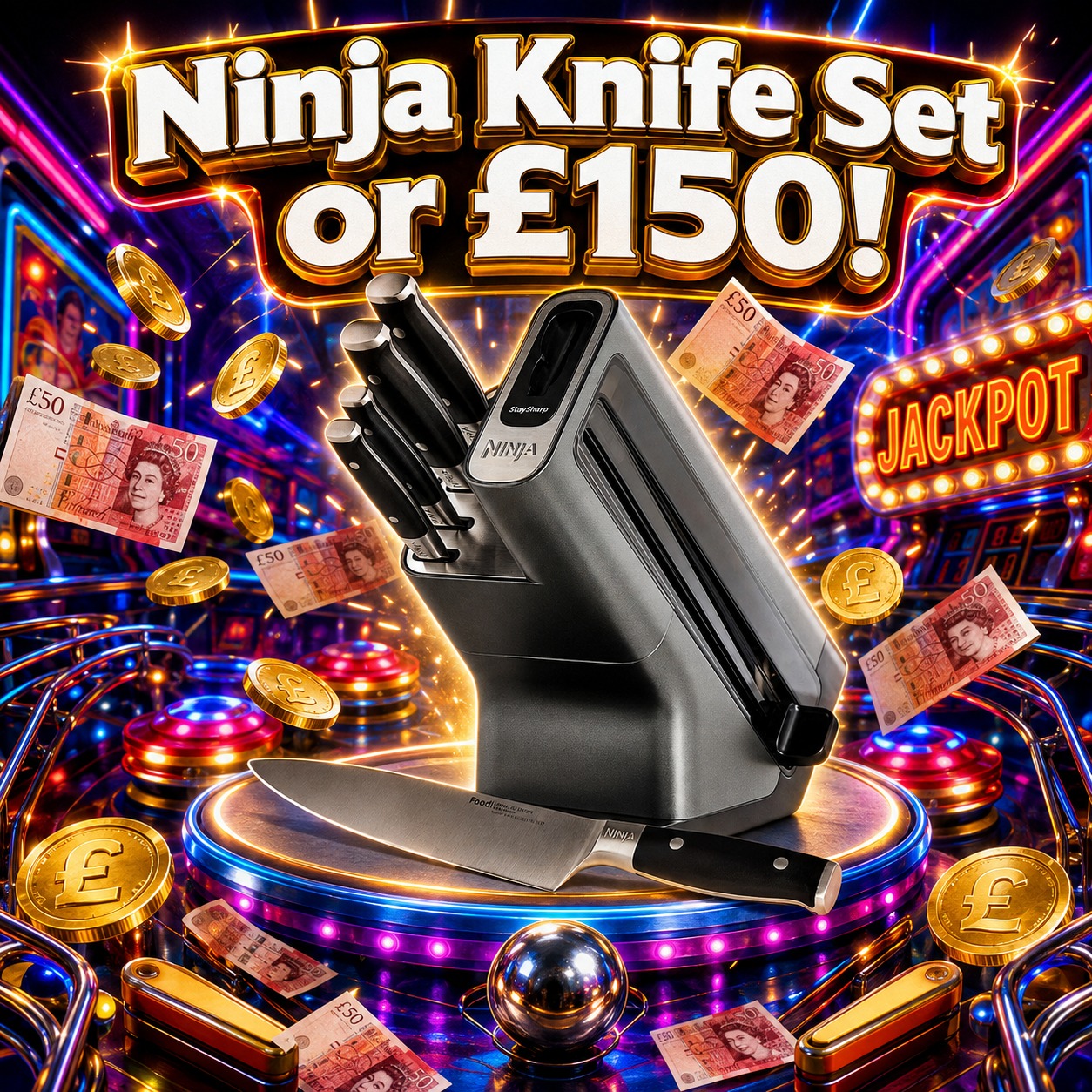 Ninja Knife Set or £150! #56