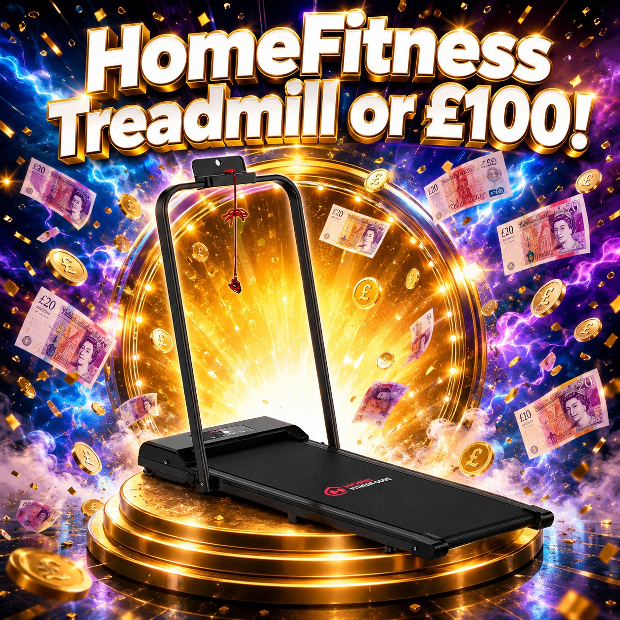 HomeFitness Treadmill C1 or £100! #2