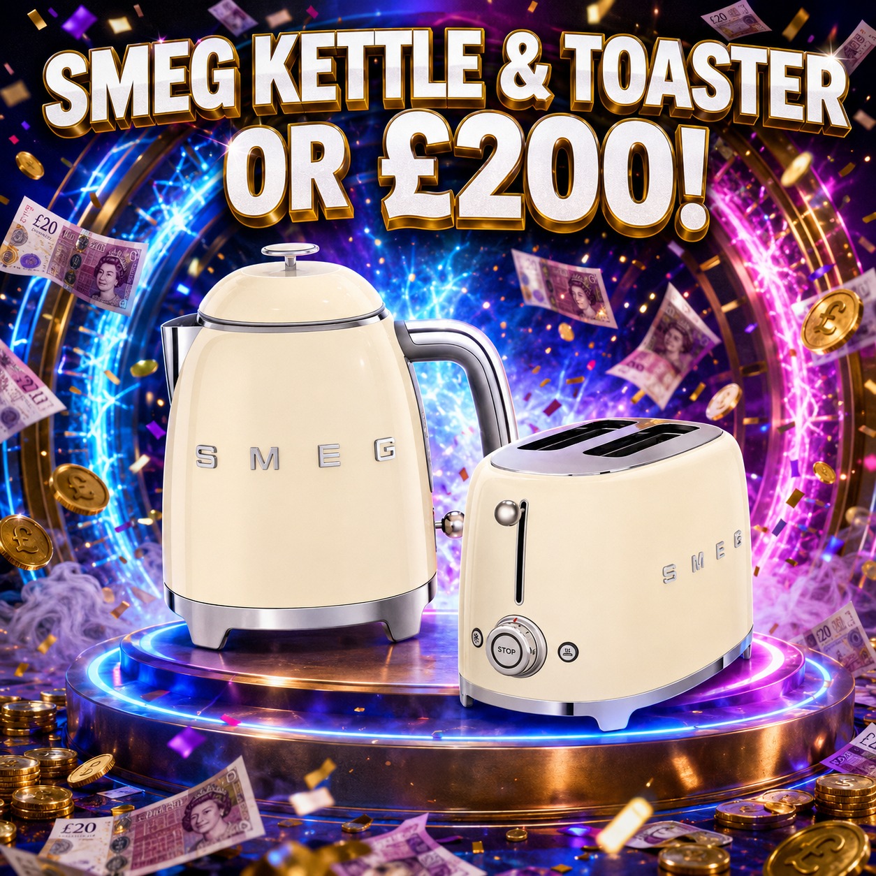Smeg Kettle & Toaster or £200! #23