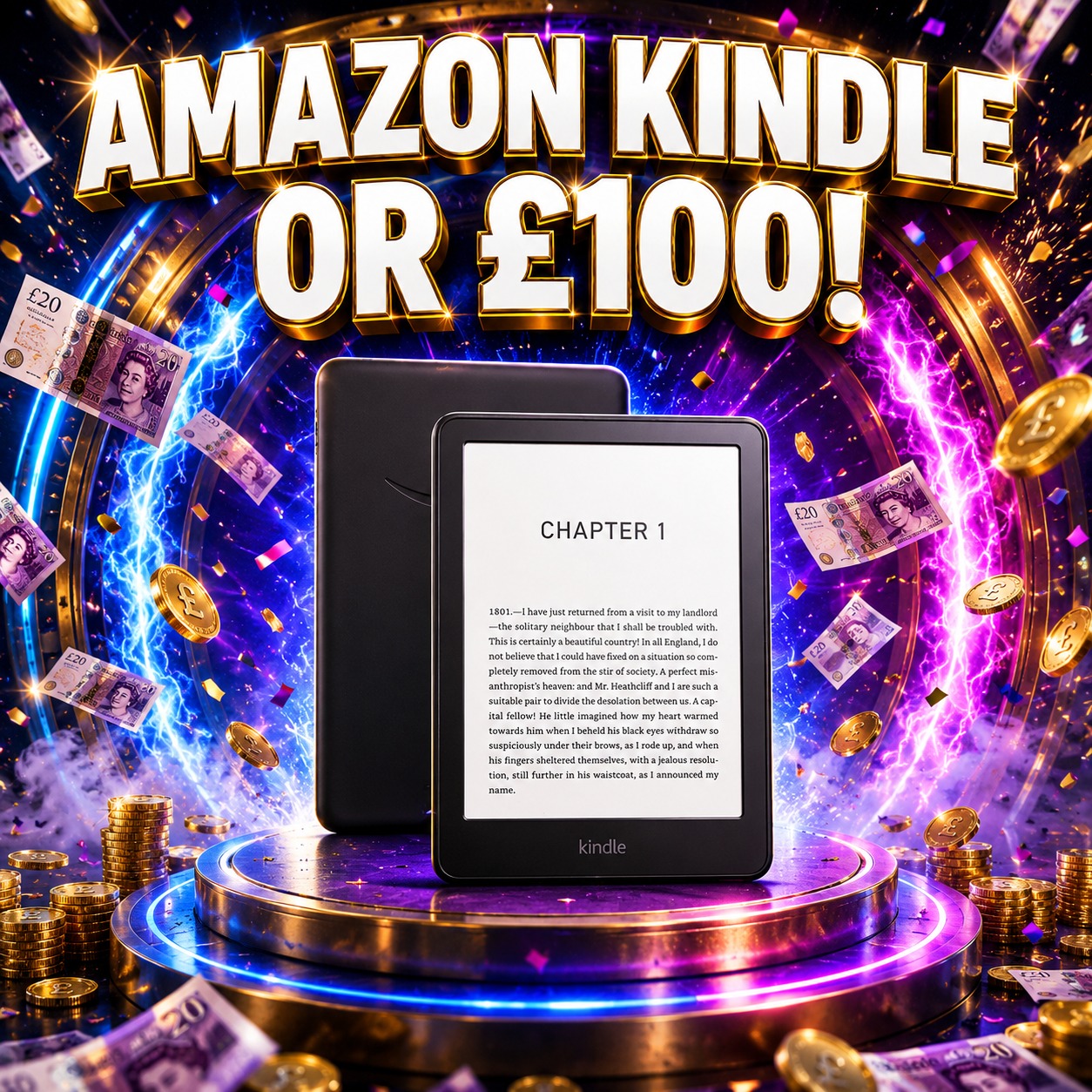 Amazon Kindle or £100! #18