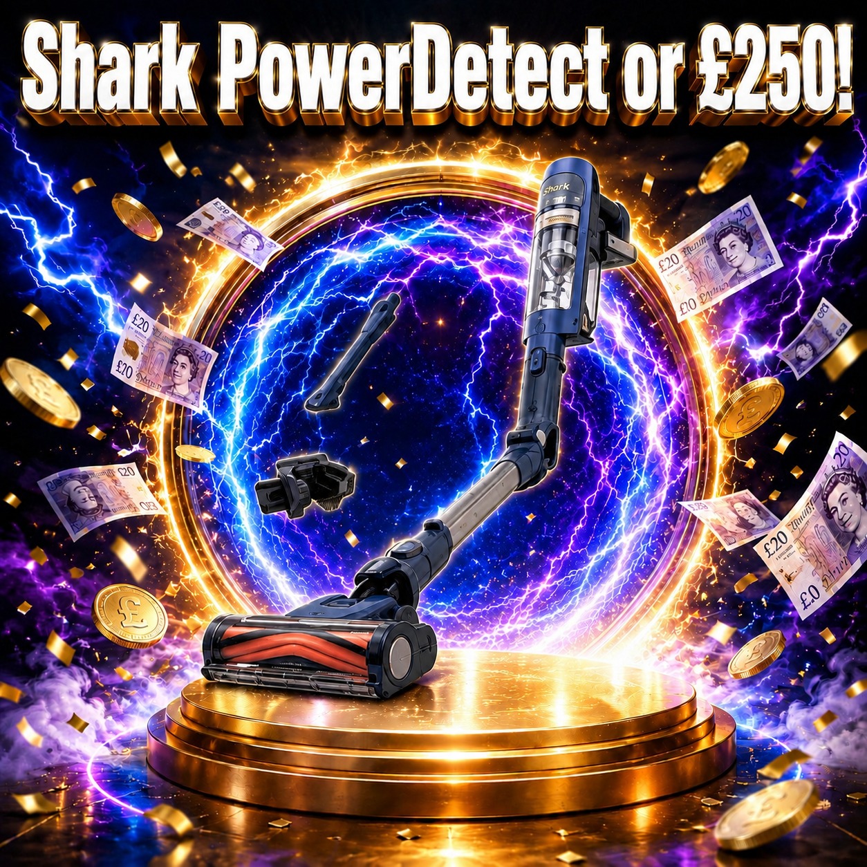 Shark PowerDetect or £250!