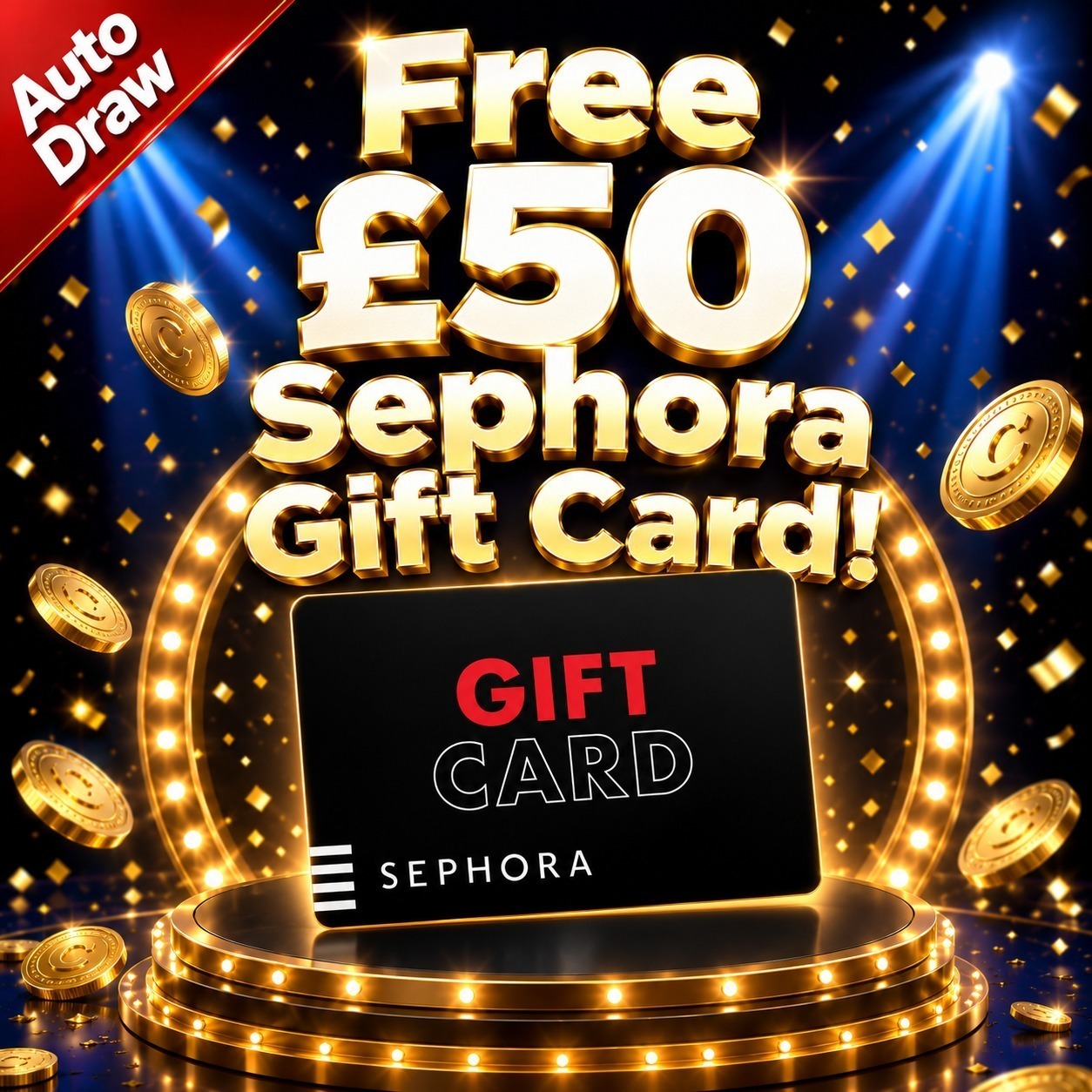 Free £50 Sephora Gift Card! - Auto Draw #3