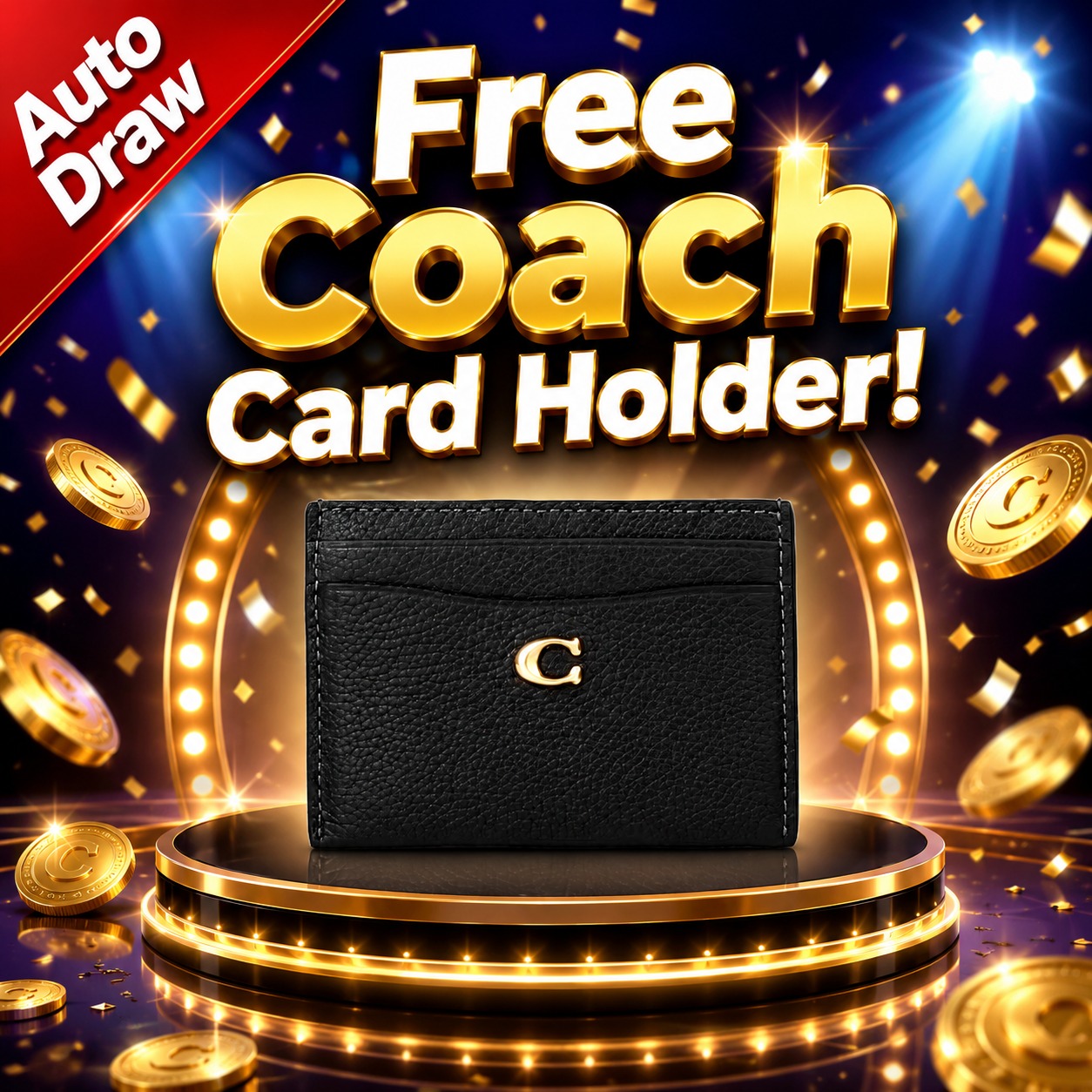 Free Coach Card Holder! - Auto Draw #3