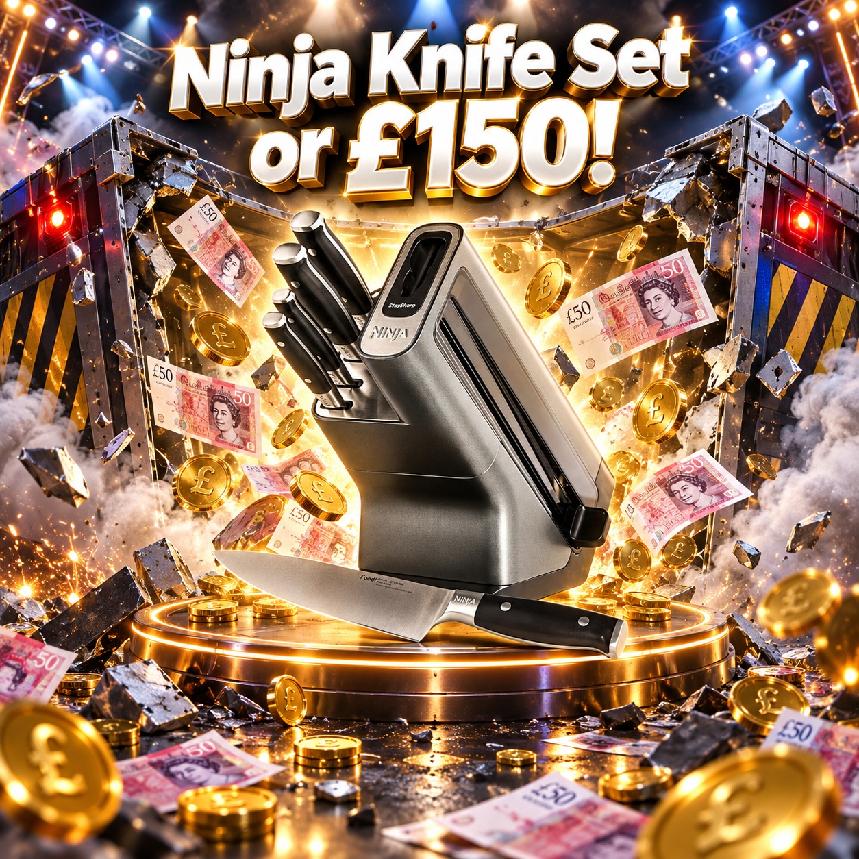 Ninja Knife Set or £150! #58