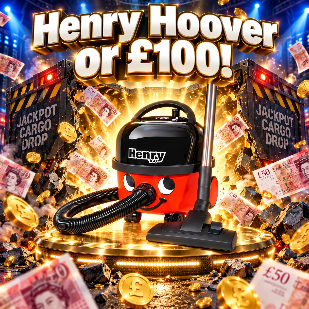 Henry Hoover or £100!