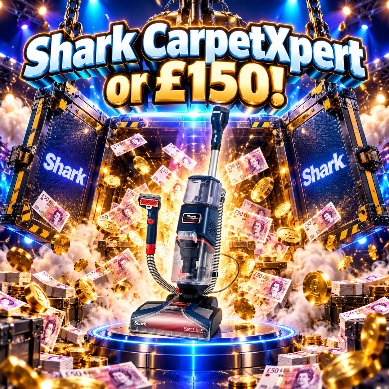 Shark CarpetXpert or £150!